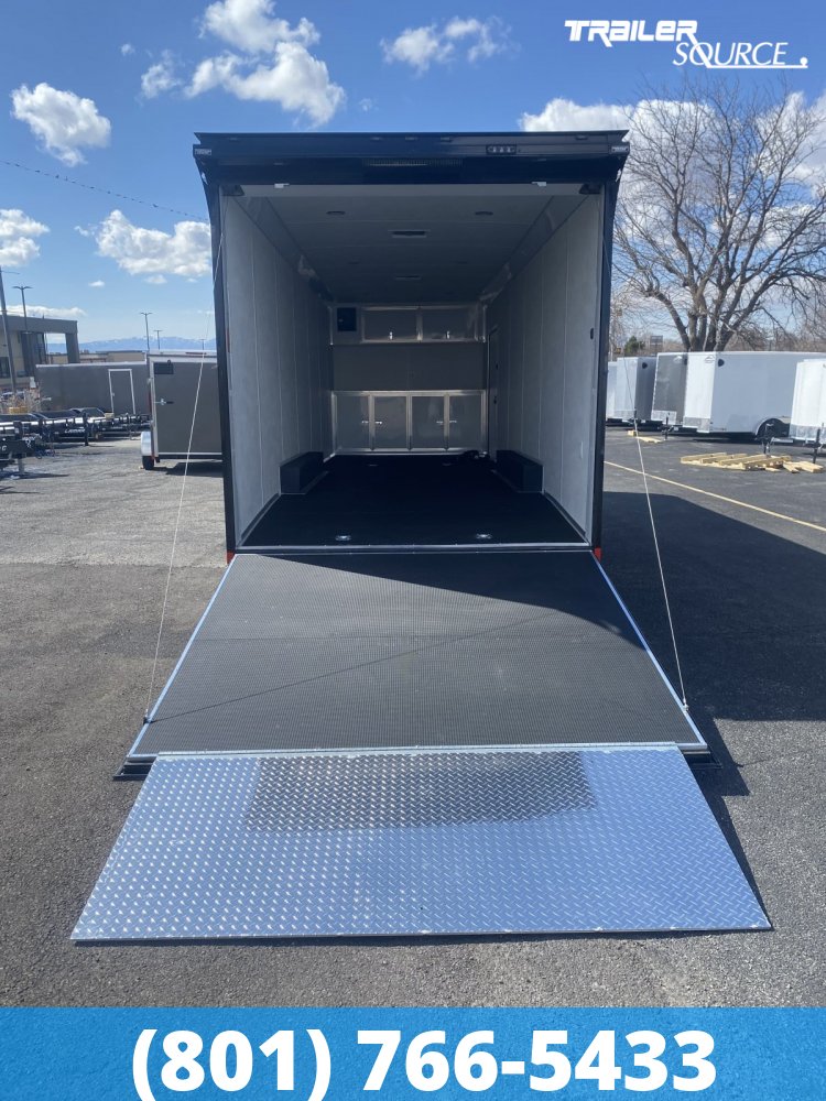 8.5x28 American Hauler Silver Hawk 7'10" Interior Enclosed Car Hauler