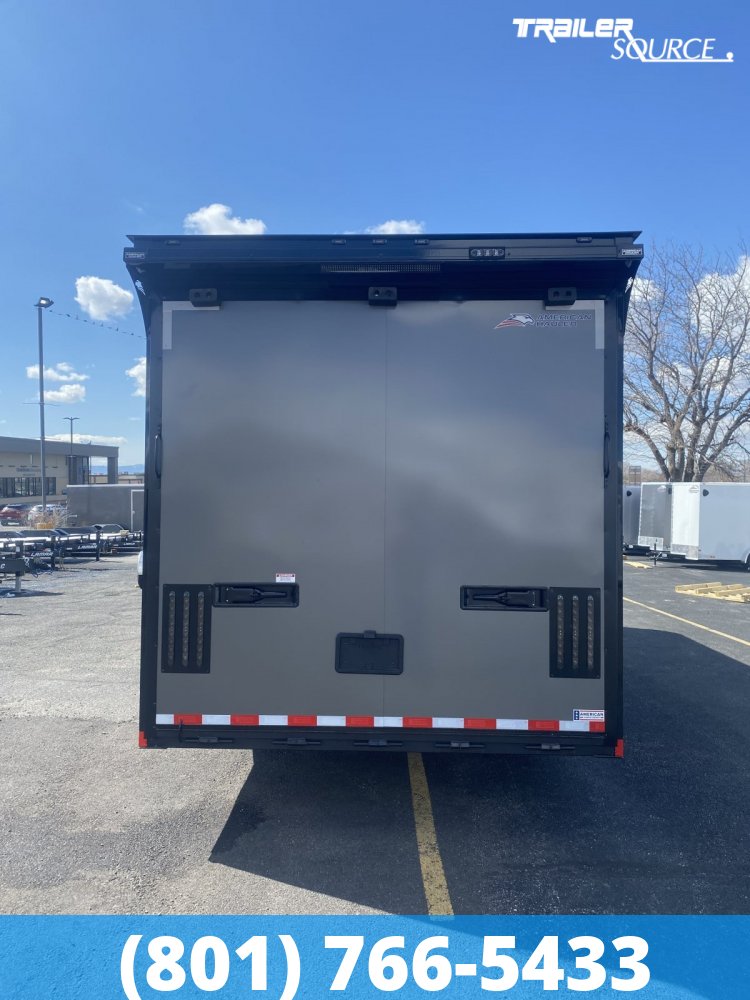 8.5x28 American Hauler Silver Hawk 7'10" Interior Enclosed Car Hauler