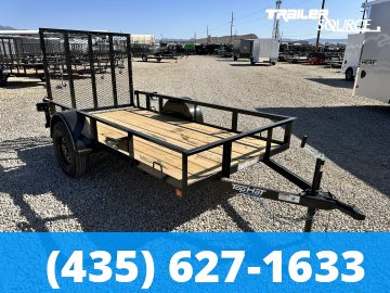 5x10 Top Hat Single Axle Utility