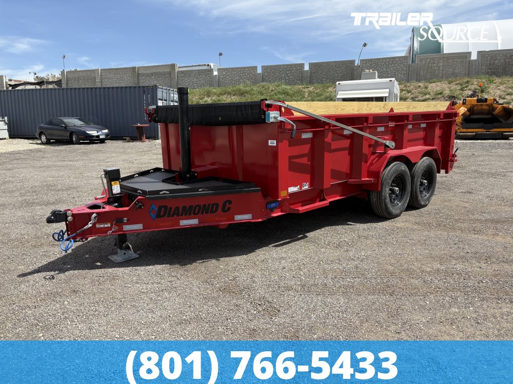 7x14 Diamond C LPT Telescopic Dump 15K 32" Sides Dump