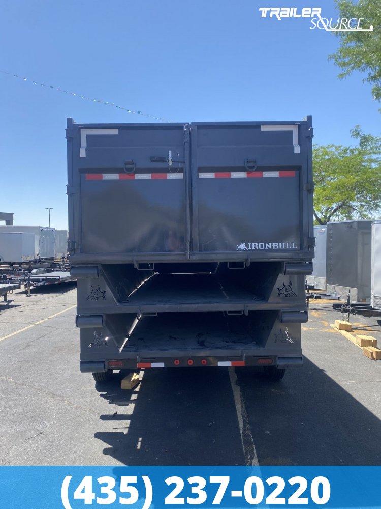 7x20 Iron Bull DBG Gooseneck Roll Off Dumpster 16K Utility