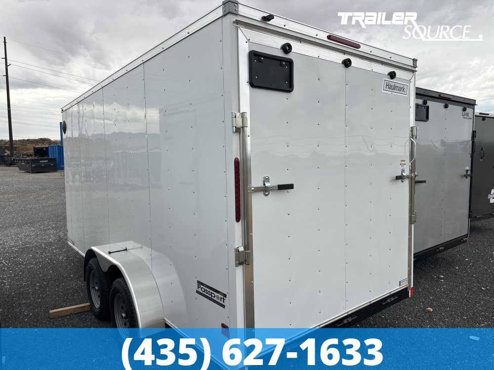 7x16 Haulmark Passport 7'0" Interior 7K Tandem Axle Enclosed Cargo Trailer