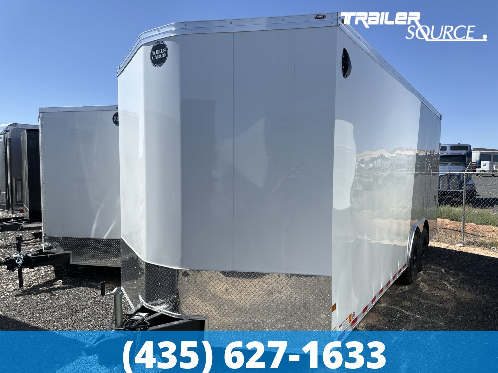 8.5x20 Wells Cargo Road Force 7'6" Interior 12K Tandem Axle Enclosed Cargo