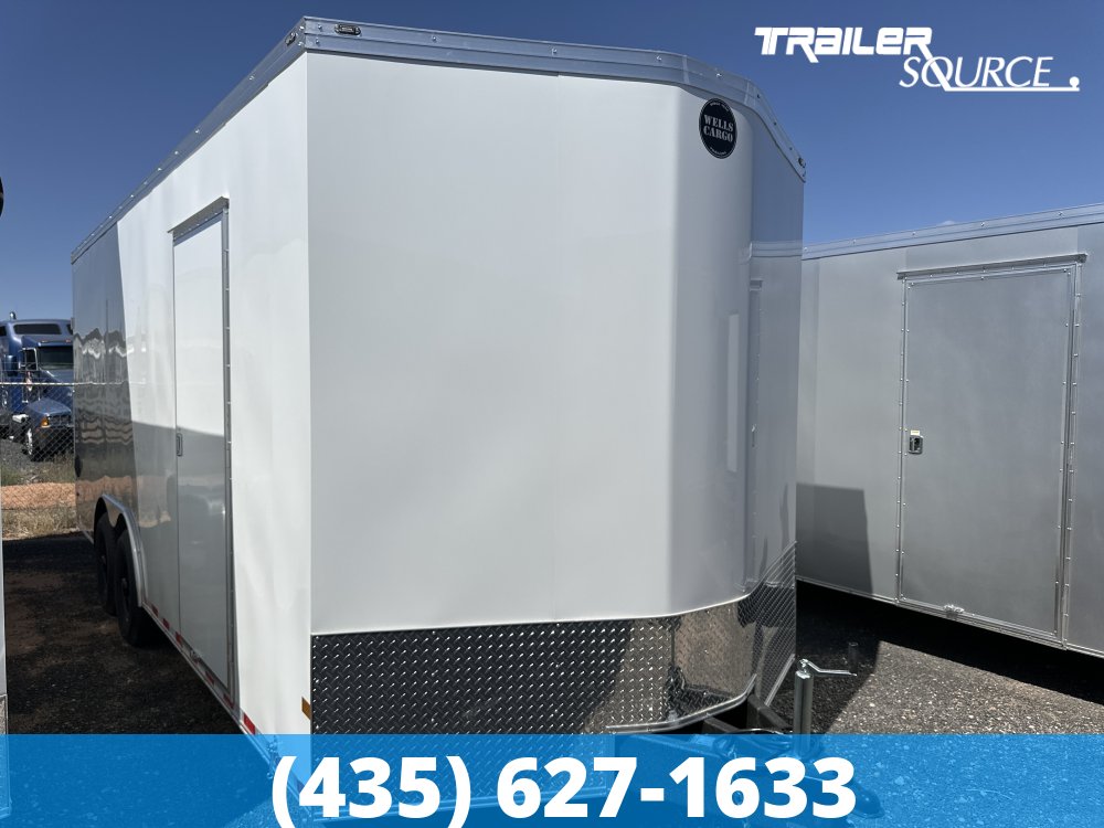 8.5x20 Wells Cargo Road Force 7'6" Interior 12K Tandem Axle Enclosed Cargo