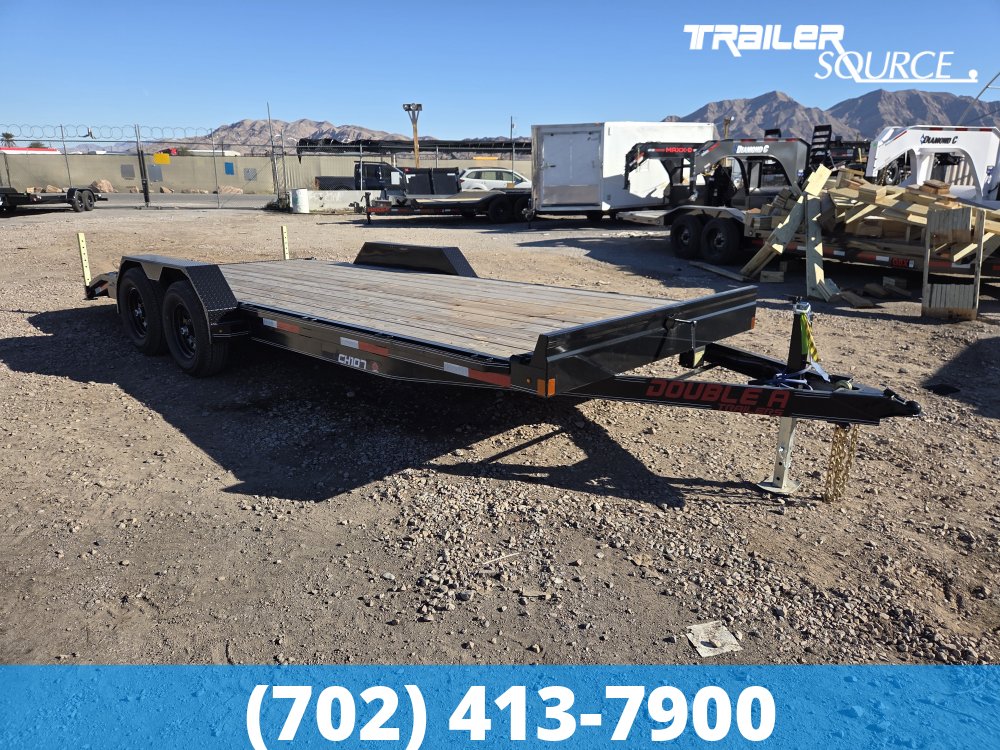 7x20 Double A Pro Series CH Flatbed Car Hauler