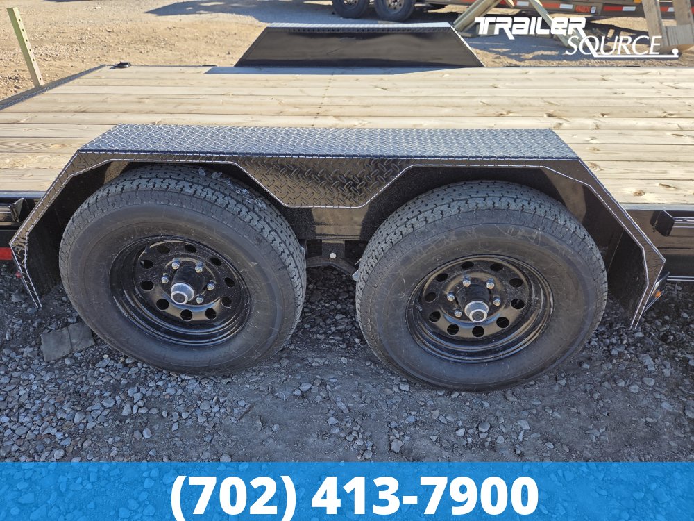 7x20 Double A Pro Series CH Flatbed Car Hauler