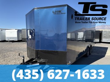 8.5x20 Look ST DLX Enclosed Cargo Trailer - 7'0" Interior - 10K GVWR Alloy Wheels, Black Out Package