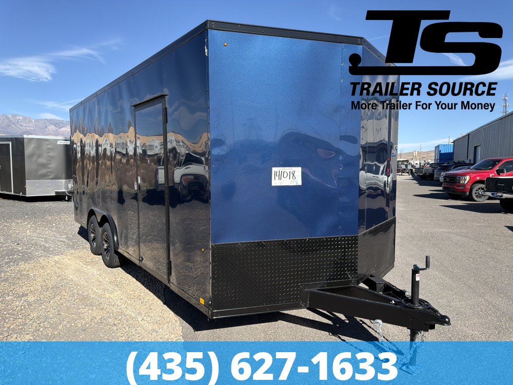 8.5x20 Look ST DLX Enclosed Cargo Trailer - 7'0" Interior - 10K GVWR Alloy Wheels, Black Out Package