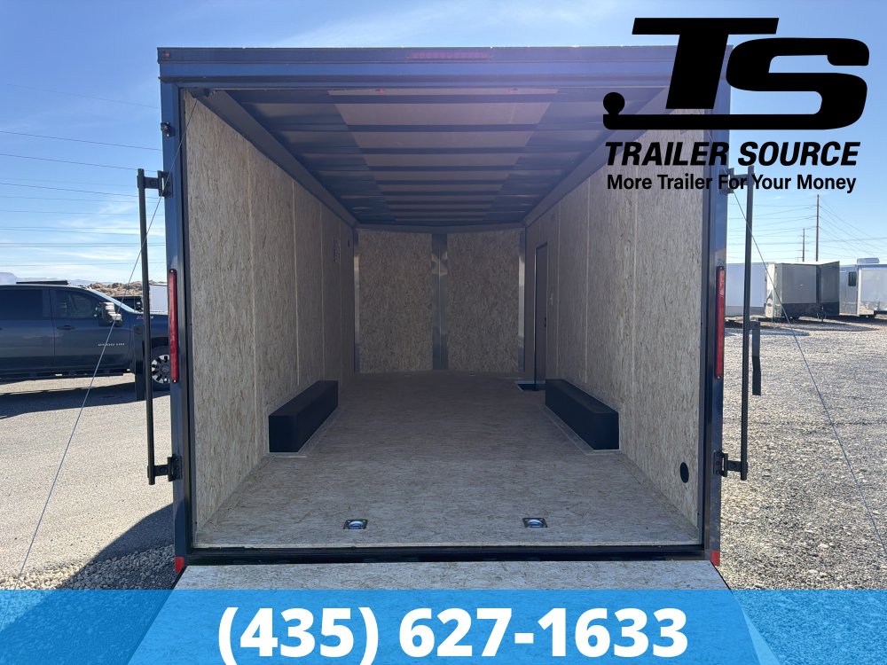 8.5x20 Look ST DLX Enclosed Cargo Trailer - 7'0" Interior - 10K GVWR Alloy Wheels, Black Out Package