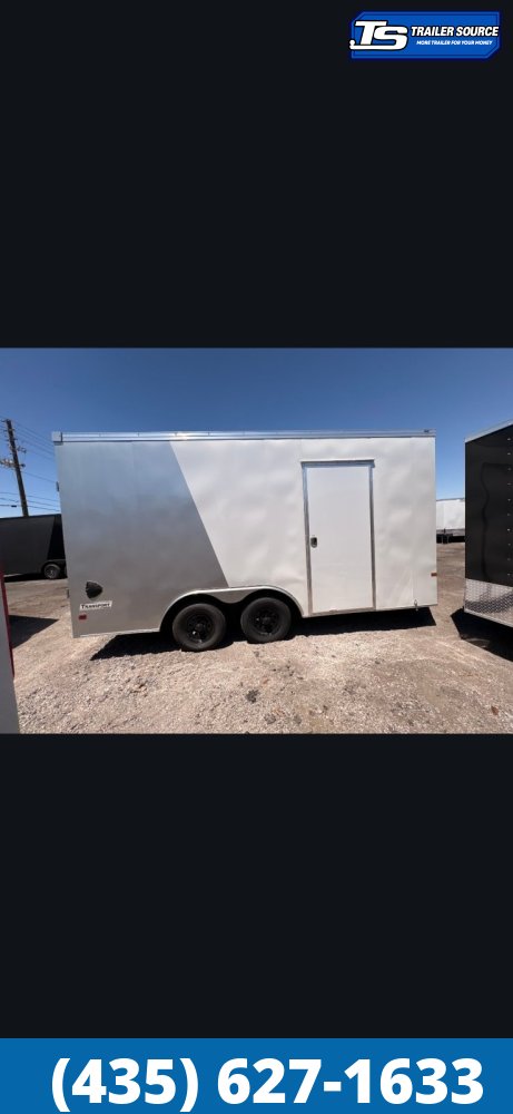 8.5x16 Haulmark Transport Enclosed Cargo Trailer - 7'6" Interior - 7K GVWR -