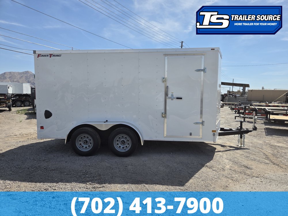 7x14 Wells Cargo FastTrac Enclosed Cargo Trailer - 6'6" Interior - 7K GVWR -