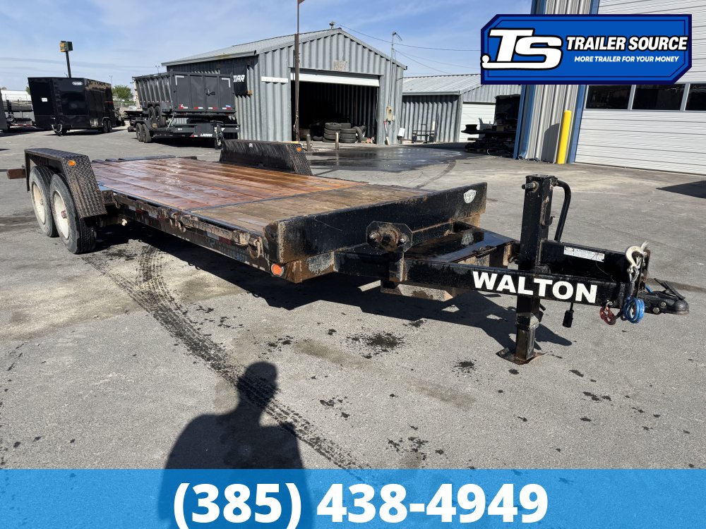 7x20 Walton TILT Tilt Trailer - 16K GVWR -