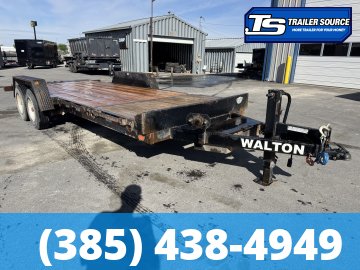 7x20 Walton TILT Tilt Trailer - 16K GVWR -