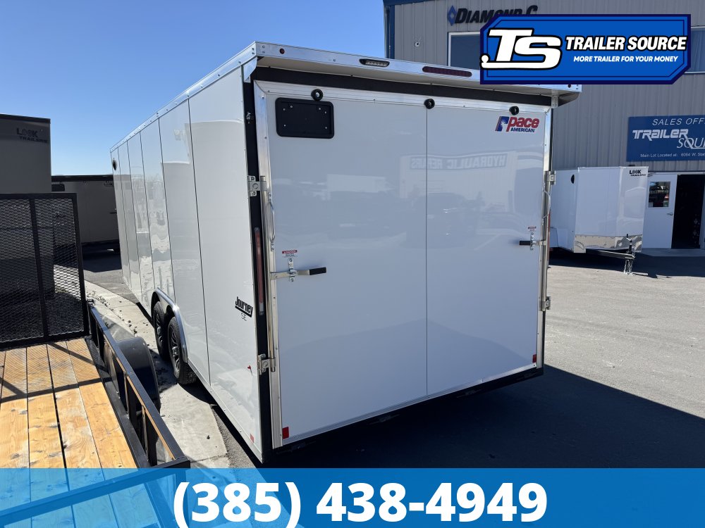 8.5x24 Look Element SE Enclosed Cargo Trailer - 7'0" Interior - 10K GVWR - .080 PolyCor, Alloy Wheels, Rear Spoiler w/ Load Lights, Translucent Roof
