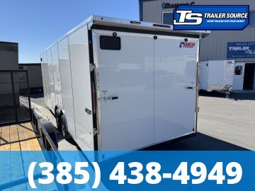 8.5x24 Look Element SE Enclosed Cargo Trailer - 7'0" Interior - 10K GVWR - .080 PolyCor, Alloy Wheels, Rear Spoiler w/ Load Lights, Translucent Roof