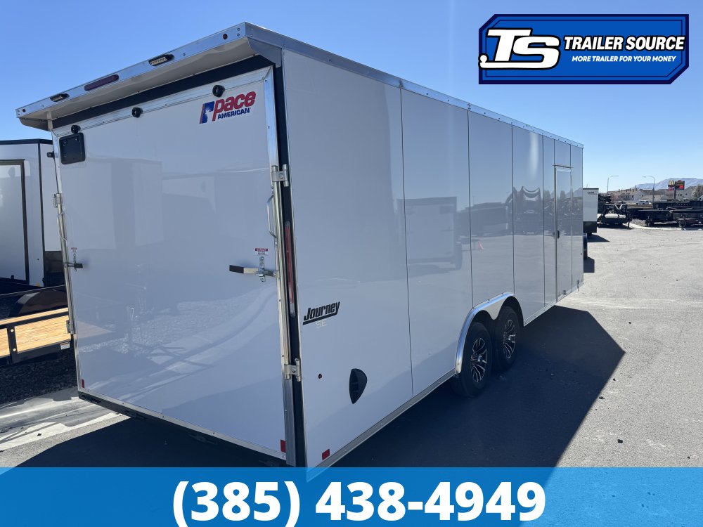 8.5x24 Look Element SE Enclosed Cargo Trailer - 7'0" Interior - 10K GVWR - .080 PolyCor, Alloy Wheels, Rear Spoiler w/ Load Lights, Translucent Roof