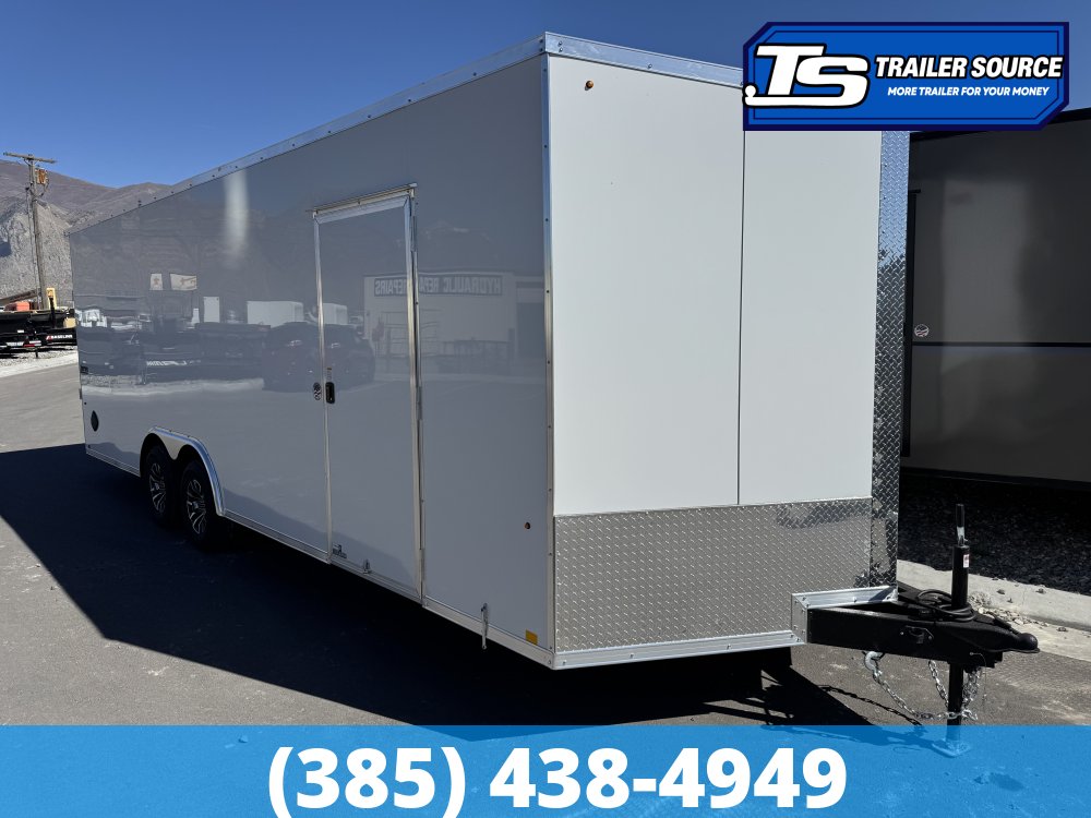 8.5x24 Look Element SE Enclosed Cargo Trailer - 7'0" Interior - 10K GVWR - .080 PolyCor, Alloy Wheels, Rear Spoiler w/ Load Lights, Translucent Roof