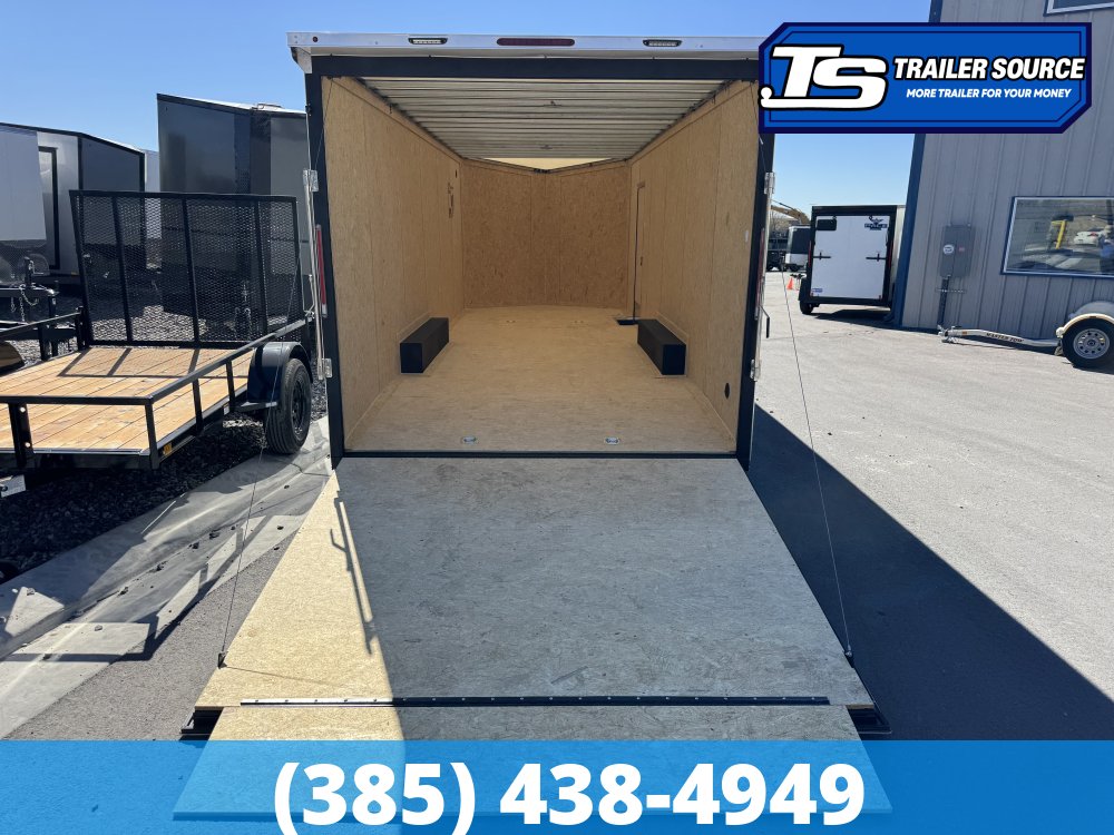 8.5x24 Look Element SE Enclosed Cargo Trailer - 7'0" Interior - 10K GVWR - .080 PolyCor, Alloy Wheels, Rear Spoiler w/ Load Lights, Translucent Roof