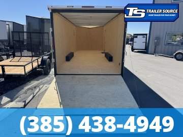 8.5x24 Look Element SE Enclosed Cargo Trailer - 7'0" Interior - 10K GVWR - .080 PolyCor, Alloy Wheels, Rear Spoiler w/ Load Lights, Translucent Roof