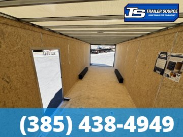8.5x24 Look Element SE Enclosed Cargo Trailer - 7'0" Interior - 10K GVWR - .080 PolyCor, Alloy Wheels, Rear Spoiler w/ Load Lights, Translucent Roof