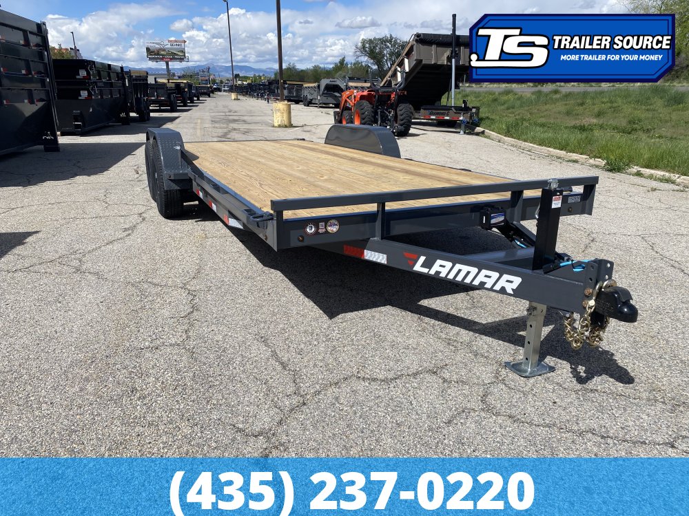 7x20 Lamar CC Flatbed Car Hauler