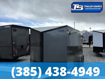 7x16 Look ST DLX Enclosed Cargo Trailer - 7'0" Interior - 7K GVWR - Alloy Wheels, Black Out Package, Rear Spoiler w/ Load Lights, Vinyl Ceiling, Vinyl Walls