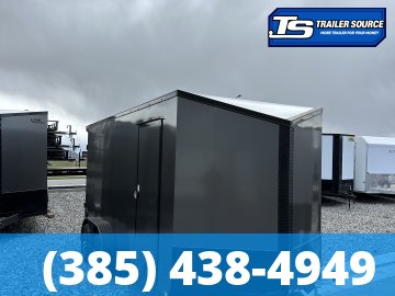 7x16 Look ST DLX Enclosed Cargo Trailer - 7'0" Interior - 7K GVWR - Alloy Wheels, Black Out Package, Rear Spoiler w/ Load Lights, Vinyl Ceiling, Vinyl Walls