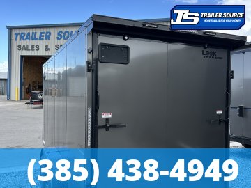 7x16 Look ST DLX Enclosed Cargo Trailer - 7'0" Interior - 7K GVWR - Alloy Wheels, Black Out Package, Rear Spoiler w/ Load Lights, Vinyl Ceiling, Vinyl Walls