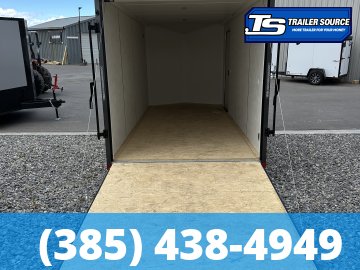 7x16 Look ST DLX Enclosed Cargo Trailer - 7'0" Interior - 7K GVWR - Alloy Wheels, Black Out Package, Rear Spoiler w/ Load Lights, Vinyl Ceiling, Vinyl Walls