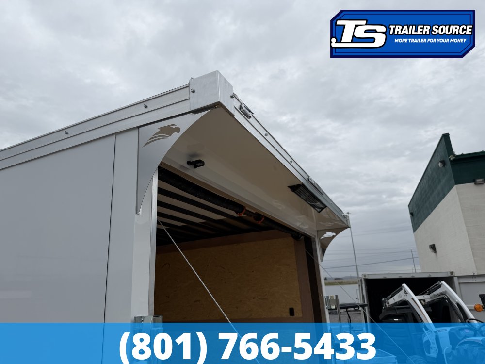 8.5x24 American Hauler Eagle HD Enclosed Cargo Trailer - 7'0" Interior - 14K GVWR - 12" Cross Member Upgrade, Double 3/4 Floor, Rear Spoiler w/ Load Lights