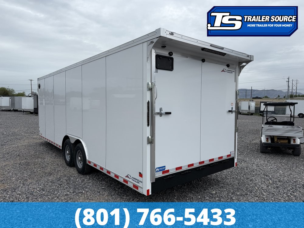 8.5x24 American Hauler Eagle HD Enclosed Cargo Trailer - 7'0" Interior - 14K GVWR - 12" Cross Member Upgrade, Double 3/4 Floor, Rear Spoiler w/ Load Lights