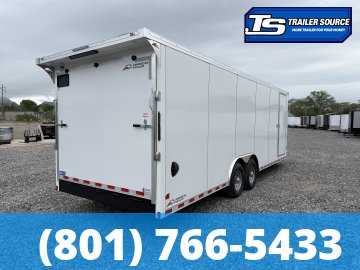 8.5x24 American Hauler Eagle HD Enclosed Cargo Trailer - 7'0" Interior - 14K GVWR - 12" Cross Member Upgrade, Double 3/4 Floor, Rear Spoiler w/ Load Lights