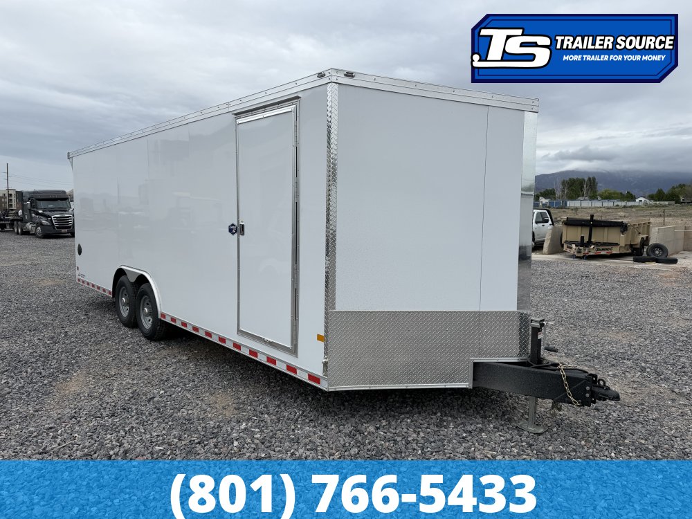 8.5x24 American Hauler Eagle HD Enclosed Cargo Trailer - 7'0" Interior - 14K GVWR - 12" Cross Member Upgrade, Double 3/4 Floor, Rear Spoiler w/ Load Lights