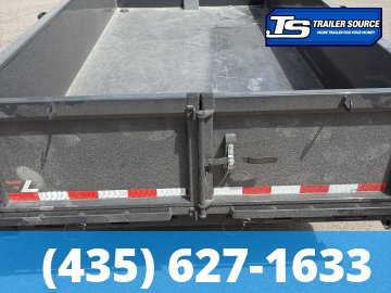 7x14 Lamar DT Dump Trailer - 24" Sides - 14K GVWR - Telescopic