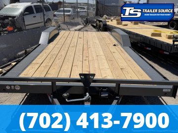 8.5x24 Lamar CC Wide Body w/ Drive Over Fenders Flatbed Car Hauler