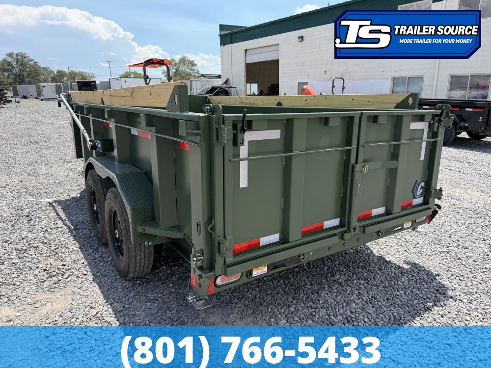 7x14 Diamond C LPT 207 Pacesetter Pkg Dump Trailer - 32" Sides - 15.5K GVWR -