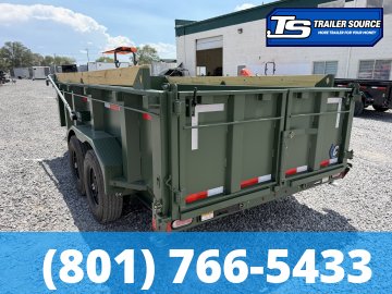 7x14 Diamond C LPT 207 Pacesetter Pkg Dump Trailer - 32" Sides - 15.5K GVWR -