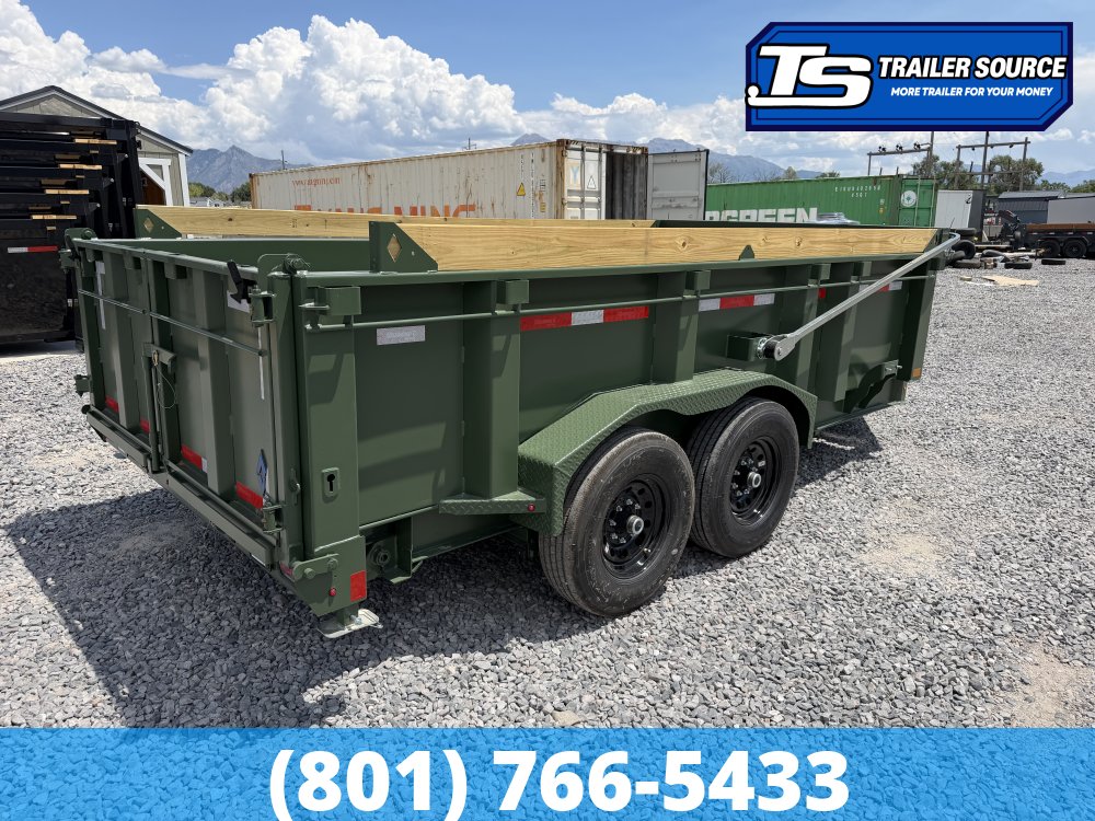7x14 Diamond C LPT 207 Pacesetter Pkg Dump Trailer - 32" Sides - 15.5K GVWR -
