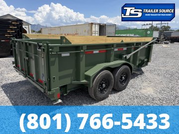 7x14 Diamond C LPT 207 Pacesetter Pkg Dump Trailer - 32" Sides - 15.5K GVWR -