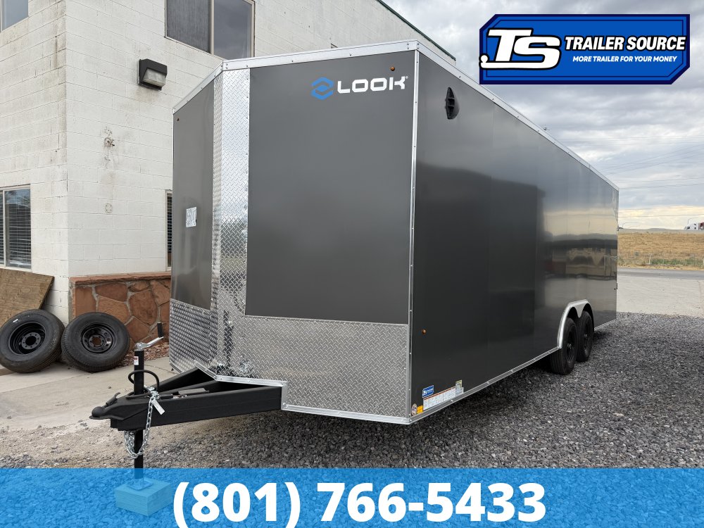8.5x24 Look ST DLX Enclosed Cargo Trailer - 7'0" Interior - 10K GVWR - .080 PolyCor