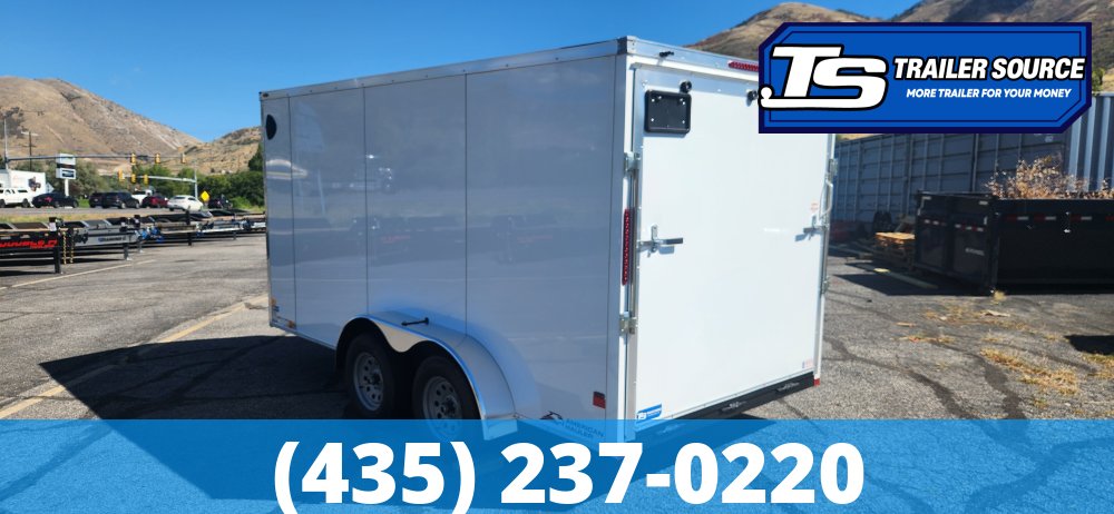 7x14 American Hauler Arrow Enclosed Cargo Trailer - 6'6" Interior - 7K GVWR - .080 PolyCor