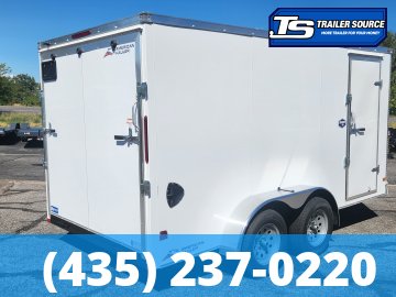 7x14 American Hauler Arrow Enclosed Cargo Trailer - 6'6" Interior - 7K GVWR - .080 PolyCor