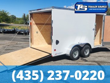 7x14 American Hauler Arrow Enclosed Cargo Trailer - 6'6" Interior - 7K GVWR - .080 PolyCor
