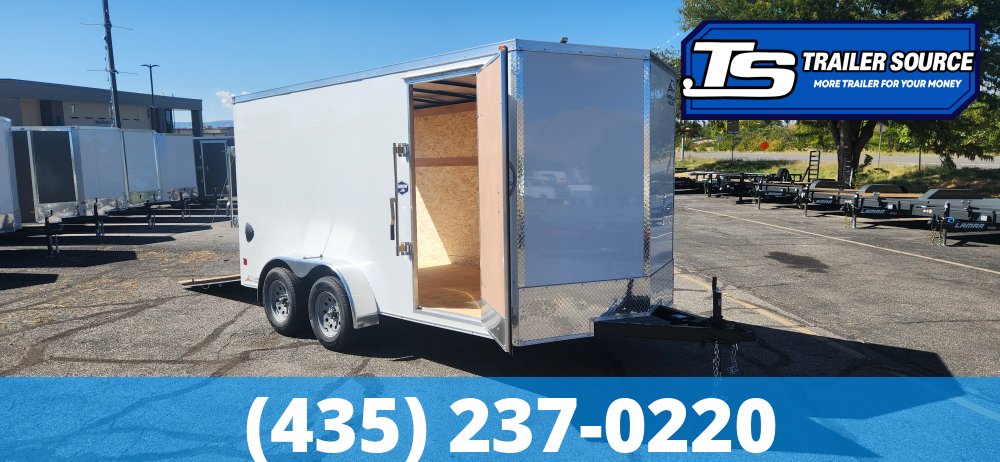 7x14 American Hauler Arrow Enclosed Cargo Trailer - 6'6" Interior - 7K GVWR - .080 PolyCor