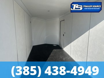 7x16 Look Element Elite Enclosed Cargo Trailer - 7'0" Interior - 7K GVWR - .080 PolyCor, Alloy Wheels, Black Out Package, Finished Interior, Rear Spoiler w/ Load Lights, Rubber Coi