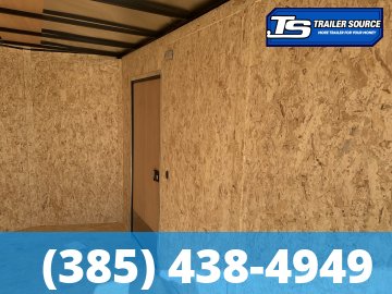 7x16 Look Element Elite Enclosed Cargo Trailer - 7'0" Interior - 7K GVWR - .080 PolyCor, Alloy Wheels, Black Out Package, Finished Interior, Rear Spoiler w/ Load Lights, Rubber Coi