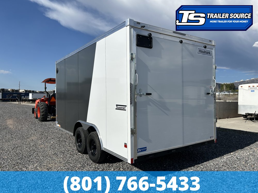 8.5x16 Haulmark Transport Enclosed Cargo Trailer - 7'6" Interior - 10K GVWR - .080 PolyCor, 2 Tone Color, Dovetail