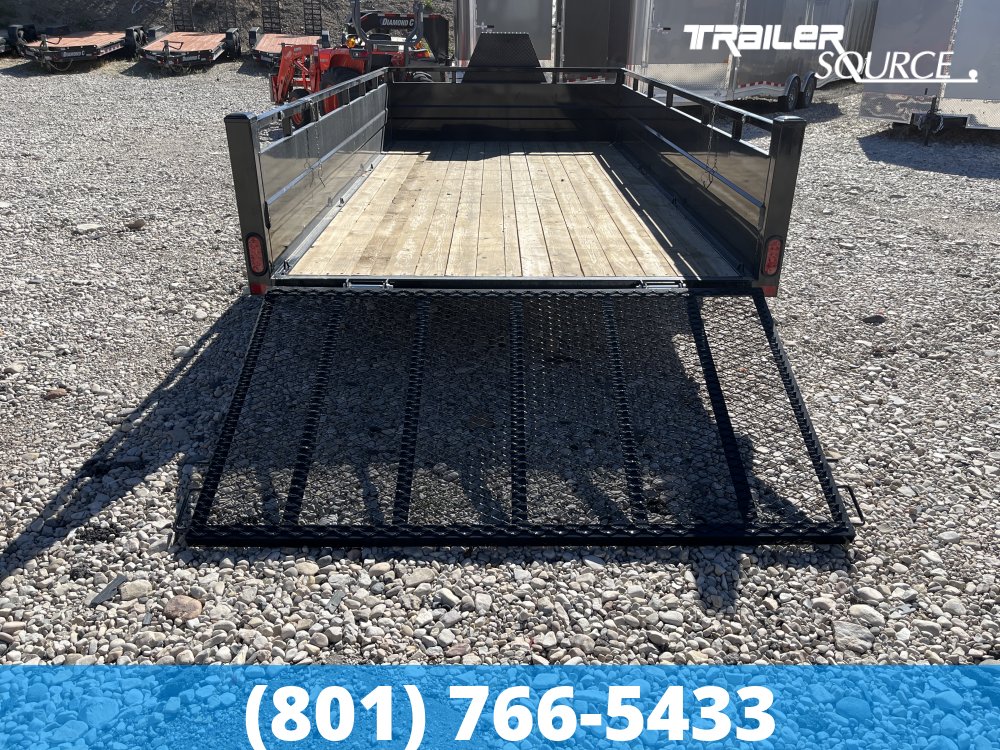 7x14 Echo Single Axle Landscape