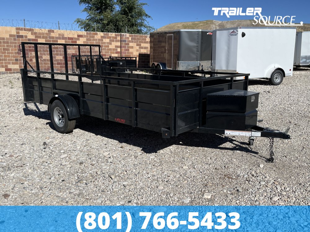 7x14 Echo Single Axle Landscape