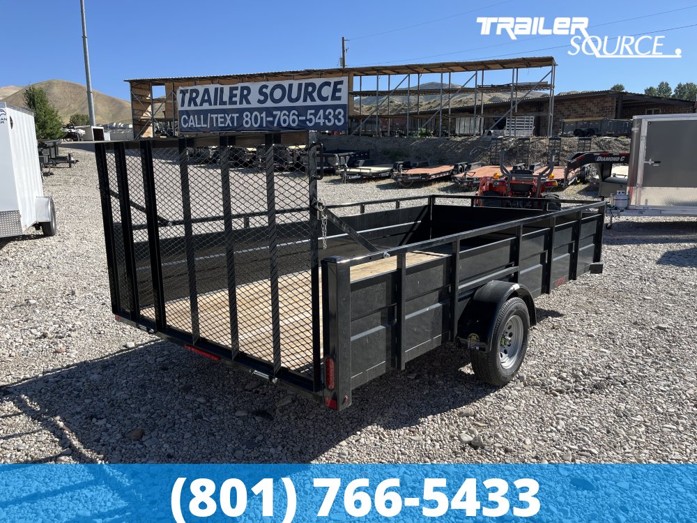 7x14 Echo Single Axle Landscape